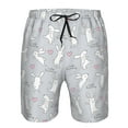 thumbnail image 4 of Naloa Fun Rabbit Men's Beach Shorts, Surfing shorts, Swim trunks, Quick Dry Swim Trunks for Surfing Beach Fun - XX-Large, 4 of 9