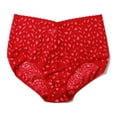 thumbnail image 4 of Hanky Panky Cross Dyed Leopard Retro V-Kini (7J2121),XL,Berry Sangria/Pink, 4 of 5