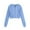 Light Blue, variant on Gkeoshab Hoodies for Women Womens Oversized Cardigan Sweaters 2026 Fall Long Lantern Sleeve Knit Open Front Lightweight Black L