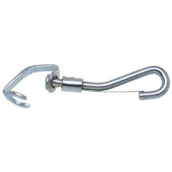 Campbell T7607301 Swiveling Spring Snap, Open Eye, Steel, Zinc Plated, 5/16" Opening, 3-3/8" Length, 60 lbs Load Capacity, Pack of 10