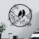 thumbnail image 3 of Arte de pared de Metal, pájaros en rama, silueta de pájaro de Metal, escultura de pared, cartel colgante de pared, decoración artística de pared, 3 of 5