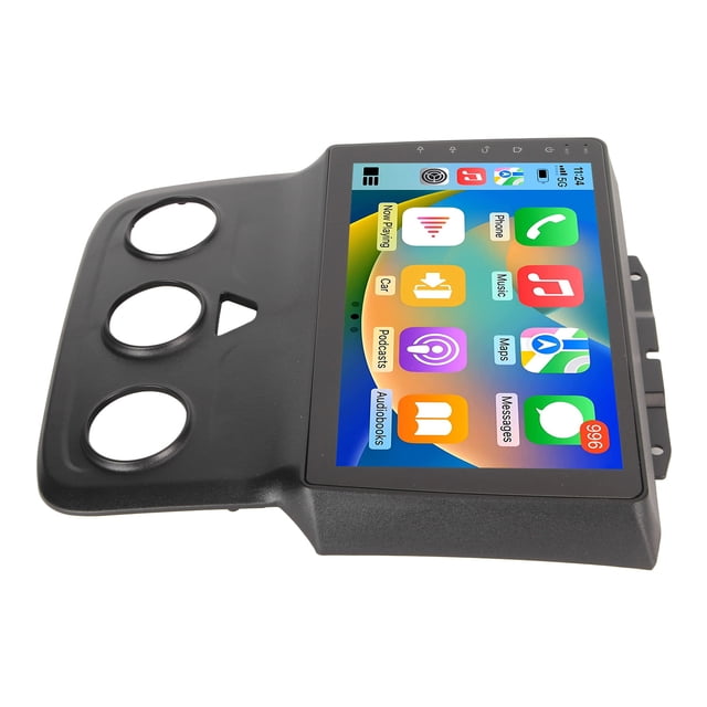 HD Radio Car Stereo, Enchufe de Pantalla Tálil de 9 Pulgadas y Reproducción de Automóviles ESTETERO DE DOBLE DIN RADIO 2GB 32 GB DE INVERSA PARA 1500 2500 3500