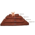 thumbnail image 2 of Five Diamond Collection Shredded Memory Foam Orthopedic Dog Bed, Removable Washable Cover, Double Sided, Made In USA, 2 of 7