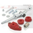 thumbnail image 3 of For 2004-2020 Subaru WRX STI 6-Speed M/T Replacement Quick Short Throw Shifter Steel Assembly Kit + Solid Polyurethane Bushings 85A Combo (Chrome/Red) - JDM 6MT Manual, 3 of 4