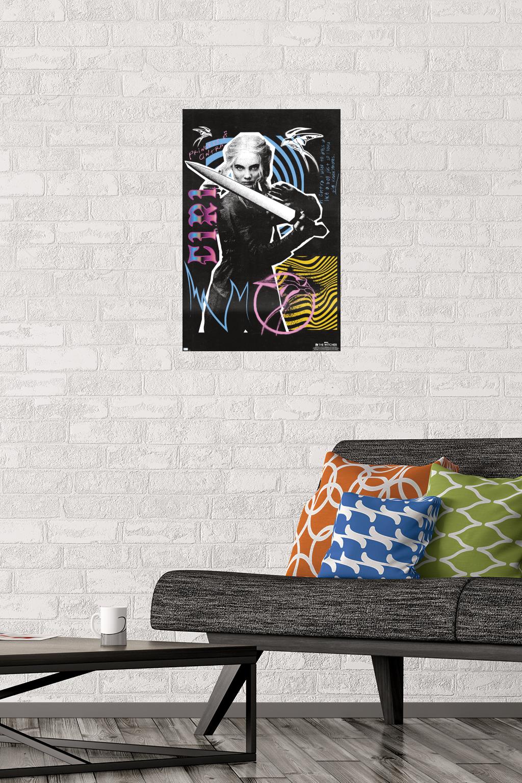 Netflix The Witcher: Season 3 - Ciri Wall Poster, 14.725" x 22.375"