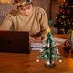 thumbnail image 4 of Árbol de Navidad de Madera de Contrachapado, Hecho a Mano, Regalo para Niños, Decoración de Escritorio y Ventana, Verde Pequeño, 4 of 5
