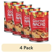 (4 pack) Ricos® Gourmet Nacho Cheddar Cheese Sauce, 15 oz Can, Shelf-Stable