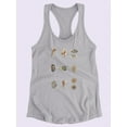 thumbnail image 3 of Antique Coastal Chart Ii. Racerback Tank Women -Vision Studio Designs, Female x-Small, 3 of 4