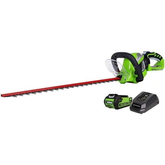 Greenworks 40V 24" Hedge Trimmer, 2.0Ah Battery and Charger Included - 2200700