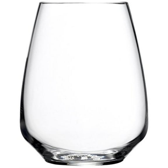 Luigi Bormioli Atelier Stemless Riesling Wine Glass, 14-Ounce, Set of 6