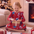 thumbnail image 5 of Disney Stitch Angel Girls Dresses Red Ruffle Christmas Lights Holiday Casual Dress Toddler Kids 8-9Y, 5 of 12