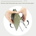thumbnail image 3 of Table de Camping Ultralégère Vert Armée avec Sac de Rangement - Bureau Pliable en Alliage d'Aluminium et Acier Inoxydable, Capacité de Charge 15 kg, pour Randonnée, Pique-Nique, Voyage en Plein Air - Format Compact 300x210x75 mm à Déplier, 400 g, 3 of 6