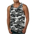 thumbnail image 2 of cllios Camo Tank Tops for Men Big and Tall Muscle Workout Shirts Casual Sleeveless Crewneck Sports Fitness Vest Undershirts, 2 of 5