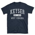 thumbnail image 1 of Keyser West Virginia Classic Established Men's Cotton T-Shirt, 1 of 1
