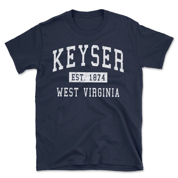 Keyser West Virginia Classic Established Men's Cotton T-Shirt