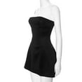 thumbnail image 6 of Womens Strapless Tube A-Line Mini Dress Club Party Short Prom Dress, 6 of 8
