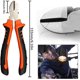 thumbnail image 2 of Alicates de corte lateral - cortadores de cable - alicates de corte lateral - cortadores de precisión - cortadores de alambre - alicates profesionales robustos con alicates diagonales JAMW Sencillez, 2 of 5