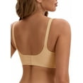 thumbnail image 3 of INSPIRE CHIC Nursing Bra for Women's Push Up Wirefree Front Closure Comfortable Maternity Bralette XXL Beige, 3 of 4