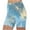 Light Blue 15008, variant on Biker Shorts for Women Summer Athletic Workout Shorts Fashion Printed High Waisted Short Pants