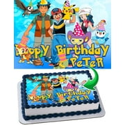 Pokemon Edible Cake Image Topper Personalized Birthday Party 1/4 Sheet (8"x10.5")
