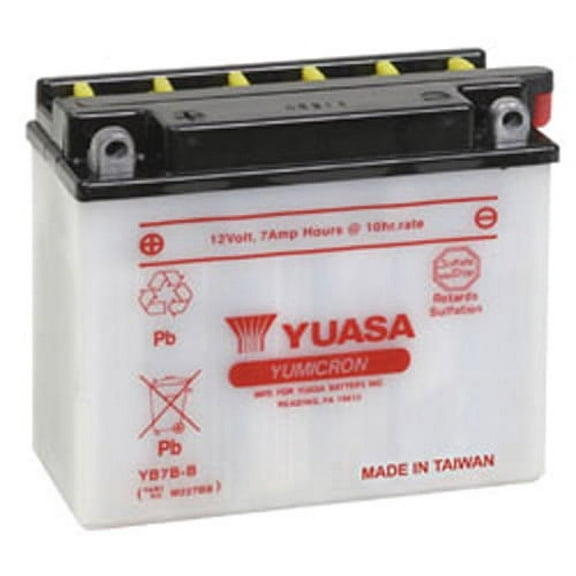 Yuasa YB7B-B High Performance Conventional 12V Battery (YUAM227BB)