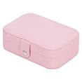 thumbnail image 4 of Jewelry Box Faux Leather: Earrings Organizer Case Vanity Storage Box with Mirror, 4 of 5