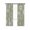 Green, variant on Geometric Black Blackout Curtains, Light Blocking Print Window Curtains, Abstract Grey White Boho Circle Dot Thermal Insulated Window Drapes for Living Room Kitchen Cafe 2 Panels, 104"W x 52"L