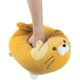 thumbnail image 3 of 2 almohadas suaves y adorables de felpa para gatitos, regalos de juguete de muñeco de peluche regordete blanco y naranja, decoración creativa para sofá cama, uso personal en el hogar y la oficina Rojo Verde Cocina, Decoración y Otros, 3 of 5