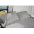thumbnail image 3 of RV Short Queen 60" X 75" Sheet Set 600 Thread-Count 100% Egyptian Cotton 8-Inch Deep Pockets - Made for RV - Light Grey Color, 3 of 7