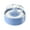 Blue, variant on Baby Body Cosmetic Powder Puff for Kid Infant Baby Body Powder Puff and Container Case Empty Loose Powder Box