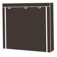 thumbnail image 6 of Tcbosik 7-Tier Shoe Rack, Shoe Storage Organizer with Non-Woven Fabric Cover and Steel Tube, Portable Shoe Shelf for Living Room, Entryway, Hallway, Foyer, Easy Assembly, Dark Brown, 6 of 6