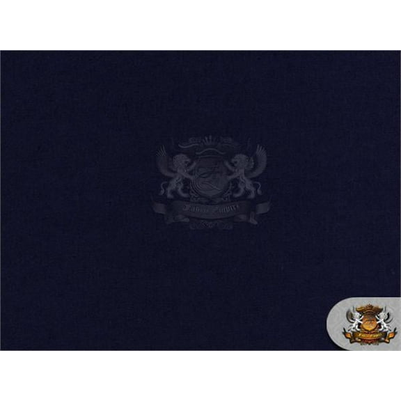 Polyester Cotton Broadcloth NAVY BLUE Fabric / 60" W / Sold By the Yard