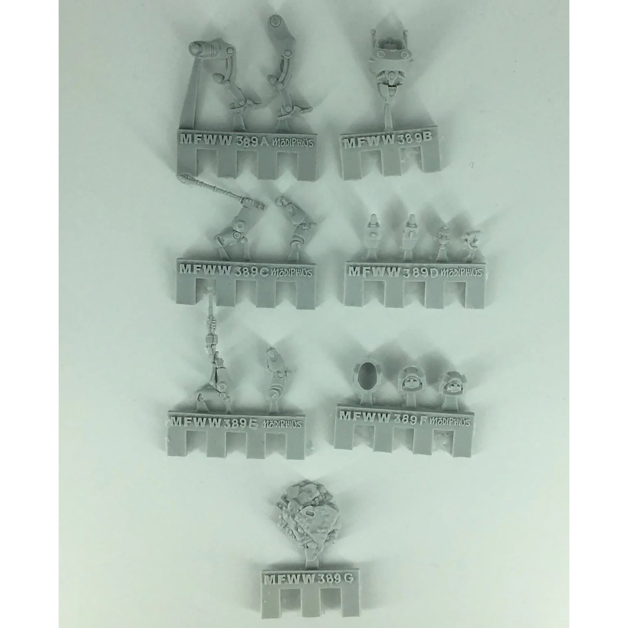 Modiphius Entertainment: Fallout: Miniatures - Zetans: Alien Invaders - 2 Resin Figures, Appalachia Wave, Unpainted & Unassembled, Licensed