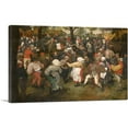 thumbnail image 1 of ARTCANVAS The Wedding Dance 1566 Canvas Art Print by Pieter Bruegel the Elder - Size: 18" x 12" (1.50" Deep), 1 of 9