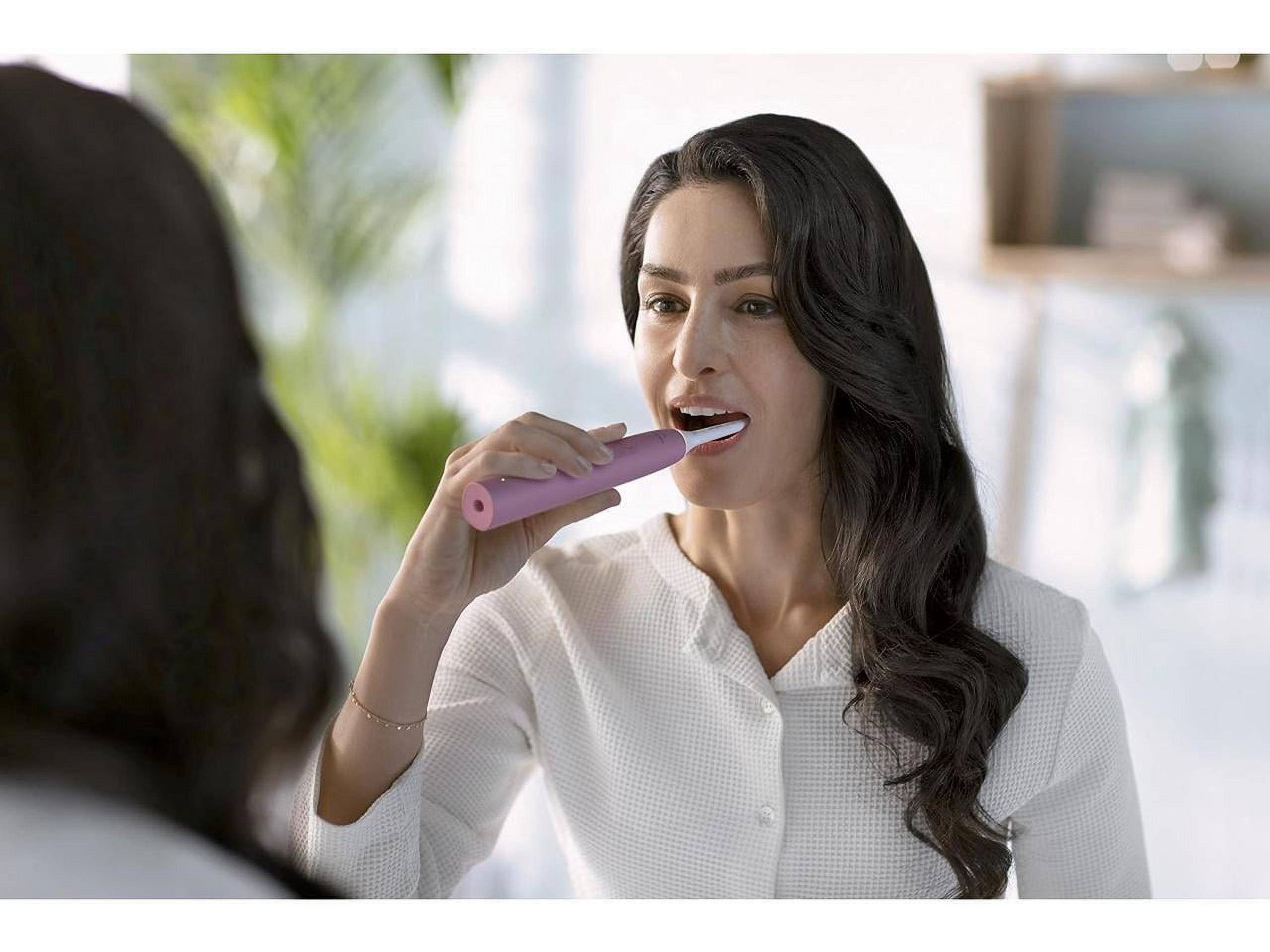 Philips Sonicare 4100 Power Toothbrush, Rechargeable Electric Toothbrush with Pressure Sensor, Deep Pink (HX3681/26)