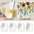 thumbnail image 5 of Spring Dog Swag Valances for Windows, Kitchen Window Curtains Over Sink, Sunflower Daisy Botanical Yellow Ombre Window Treatment Curtains for Living Room/Bedroom Curtains 2 Panel Sets 36"x45", 5 of 8
