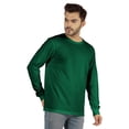 thumbnail image 2 of Inkmeso Men's Cotton Long Sleeve T-shirt Basic Crew Neck Shirt, 2 of 7