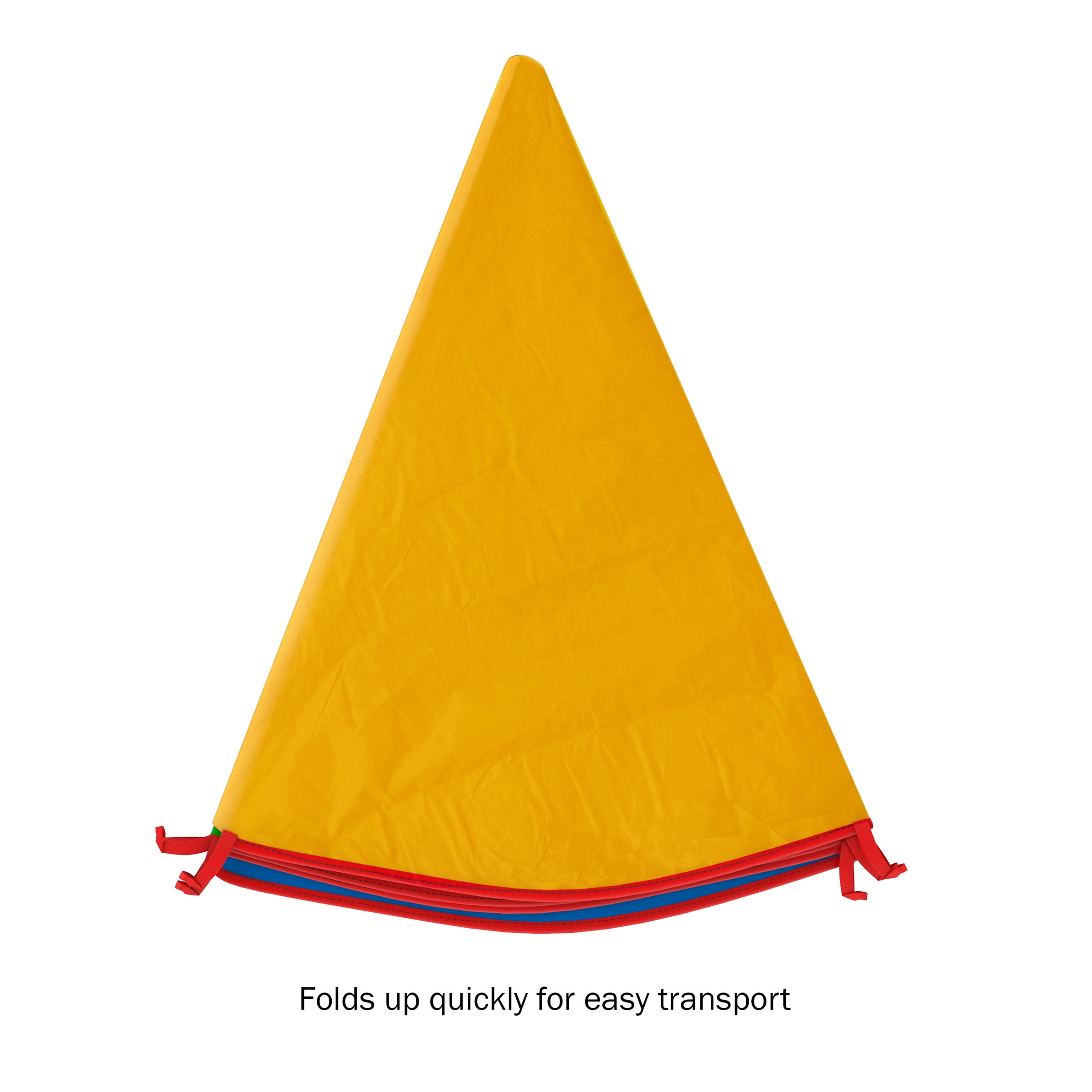 Brown Activity Parachute-Large 8 Foot Colorful Kids Canopy with 8 Handles-Indoor Outdoor Play Equipment for Playground Or Gym Class Hey!Play Backyard 