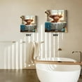 thumbnail image 6 of HFDF Highland Cow Wall Art - Cute & Funny Cow Prts, Modern Style Bathroom Decor 16x12inch Framed, 6 of 6