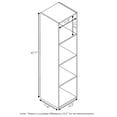 thumbnail image 5 of Furinno Pelli Cubic Storage Cabinet, 4x1, French Oak Grey/Black, 18052GYW, 5 of 5