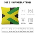 thumbnail image 5 of RUIYC  Jamaica Flag Decorative Throw Pillow Covers Jamaican Flag Cushion Cover Square Throw Pillow Case for Living Room Sofa Couch, 5 of 5