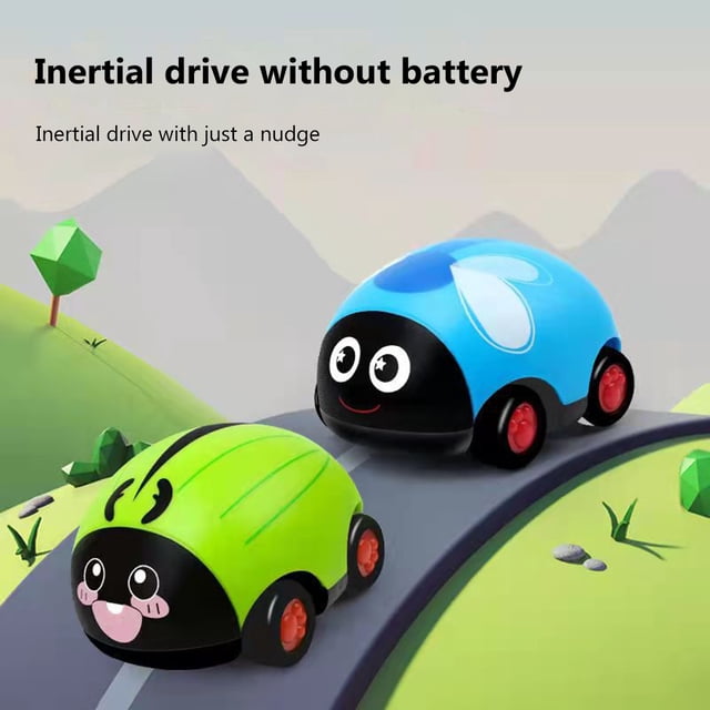 Coches de juguete que se tiran hacia atrás, coche de juguete con inercia por fricción y fricción de insectos, coche de juguete con inercia por fricción y fricción de insectos, valor excepcional
