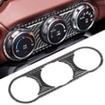 thumbnail image 3 of Trim 3Pcs AC Control Panel Cover Air Conditioning Trim Carbon Fiber Sticker Fit for  MX-5/Roadster ND 16-20, 3 of 8