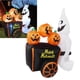 thumbnail image 4 of Halloween Inflable Lindo Fantasma 6 Pies Empujando Calabaza Carro Decoración IP44 con Soplador Luces LED Decoración Inflable Al Aire Libre para Patio Jardín Decoraciones ANGGREK  Otros, 4 of 8