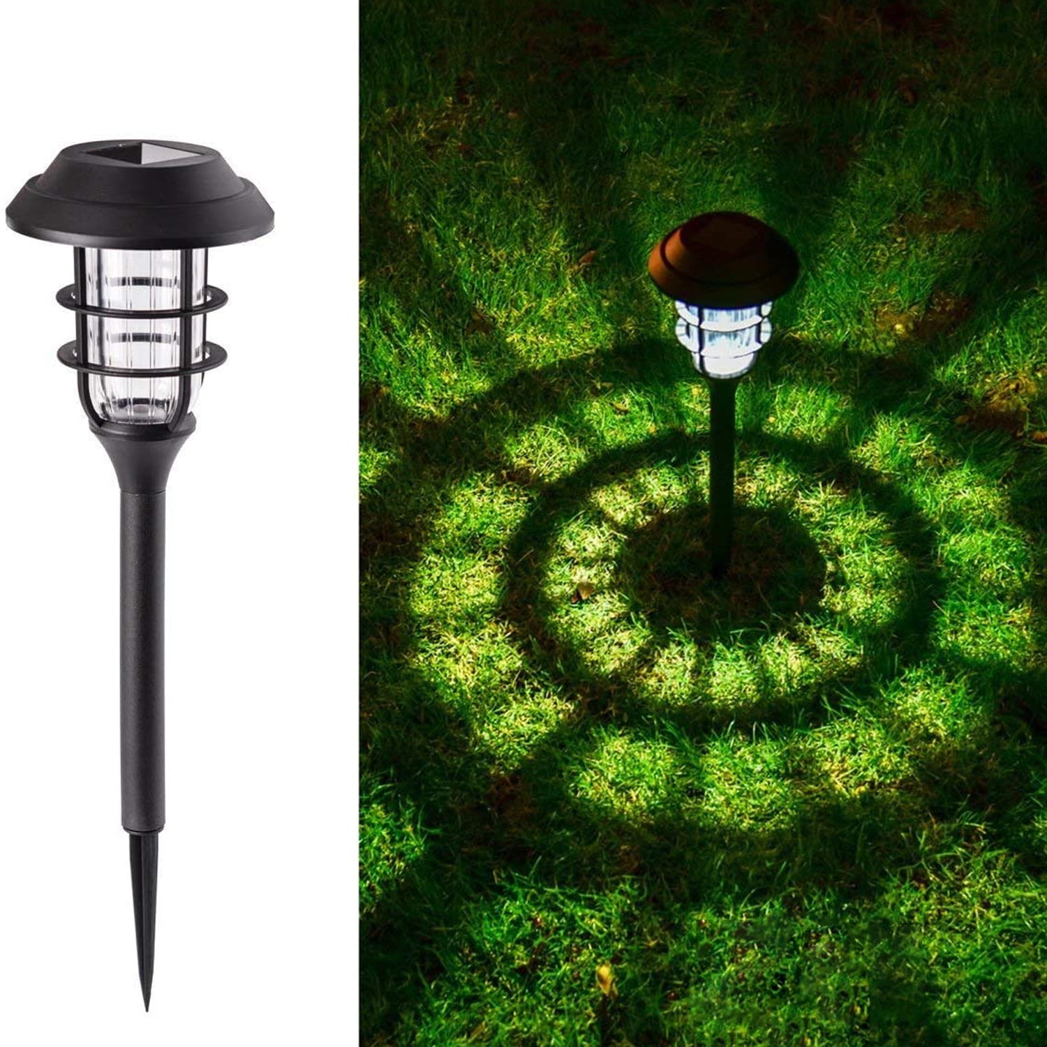 FKHouse Outdoor Solar Pathway Landsccape Lights Waterproof Led WalkwaySolar Lights 8-Pack