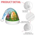 thumbnail image 4 of Balery Happy Easter Pattern Santa Hat Christmas Hat Funny Christmas Hat Christmas Knitted Beanie Hat For Kids, 4 of 6