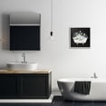 thumbnail image 4 of Stupell Industries Farmhouse White & Black Bath White Framed Giclee Art, 17 x 17, by Janet Tava, 4 of 8