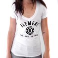 thumbnail image 1 of Element - T-Shirt Col en V Juniors Blanc Verrouillé, 1 of 1