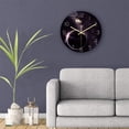 thumbnail image 1 of Japceit 3D Large Black Hole Photo Wall clock Removable Glow In The Dark clocks, 1 of 5