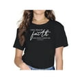 thumbnail image 1 of i Will Walk By Faith even When i Cannot See Faith Christian T-Shirt, 1 of 6